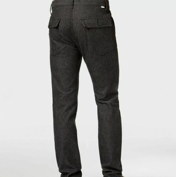 Levi's Men's Utility Hybrid Slim Fit Pants Gray Black Straight Leg Jeans 42W 30L - Picture 3 of 4